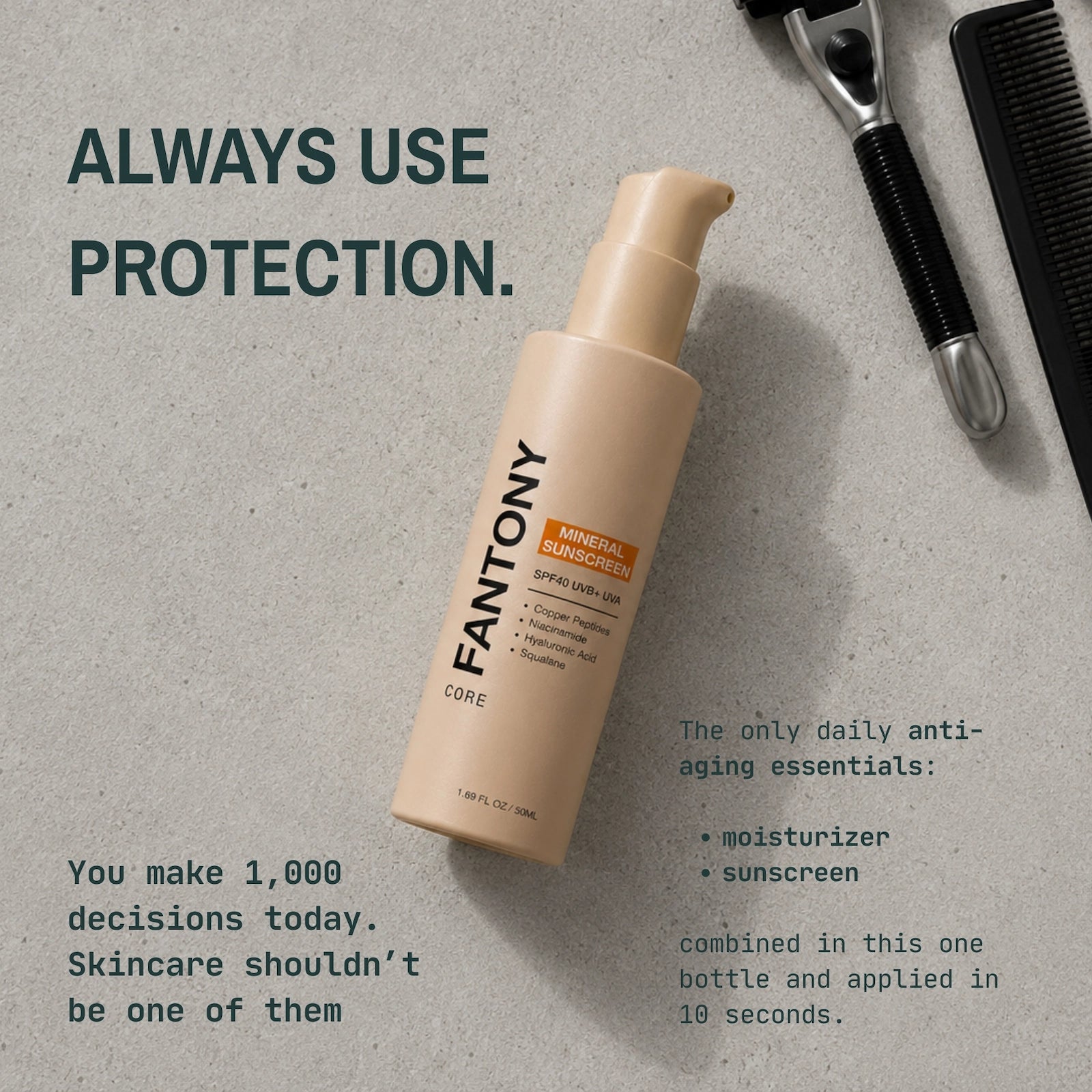 #1 Invisible Mineral SPF with Moisturiser