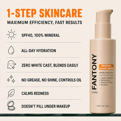 Invisible Hydrating Mineral Sunscreen SPF40