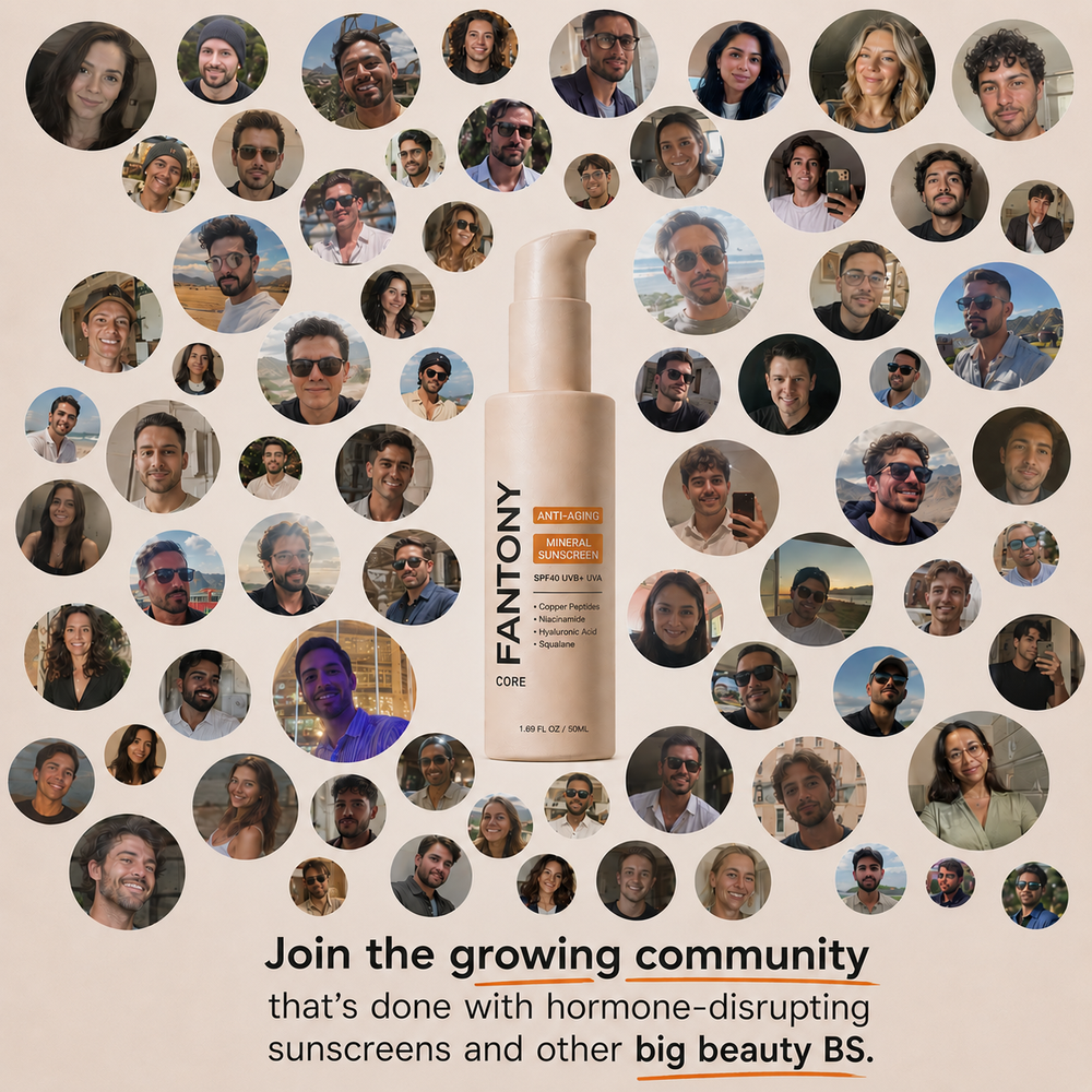 Join the growing community that's done with hormone-disrupting sunscreens and other big beauty BS.